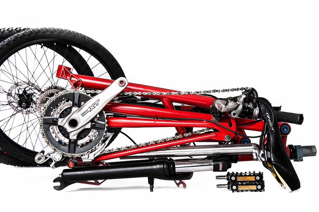 史上最折叠：奥地利团队 设计出 颠覆性的折叠山地车 East Bike