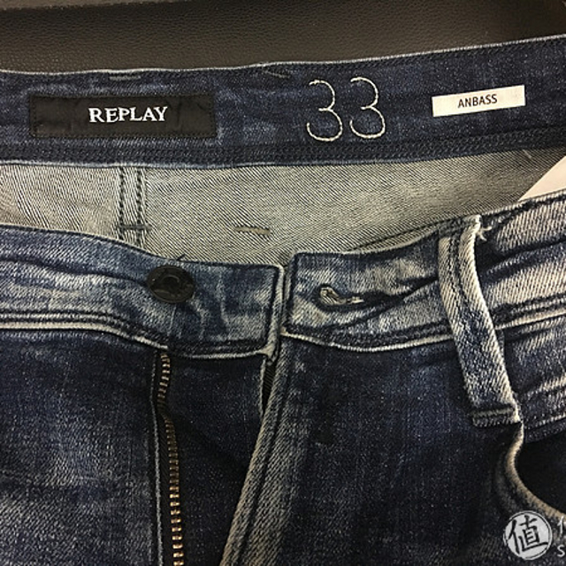 Replay Men's Anbass Slim Blue 男式牛仔裤