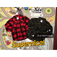 保暖又有型！OLD NAVY 男童 Active运动系列微绒双贴袋长袖衬衫