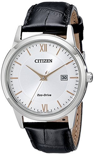 超级快的一次直邮海淘，CITIZEN 西铁城 AW1236-03A 男款光动能手表。