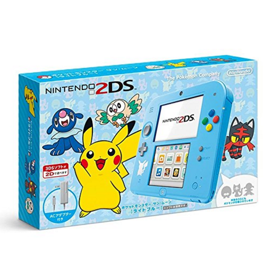 为了情怀，弃小三入小二：Nintendo 任天堂 2DS《精灵宝可梦 太阳月亮》限定版 开箱