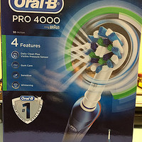 #原创新人#英亚入手 Oral-B 欧乐-B Pro 4000 电动牙刷使用体验