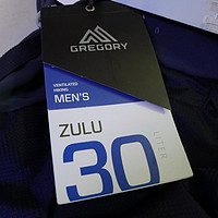 GREGORY ZULU30 男包购买理由(背负系统|价格)
