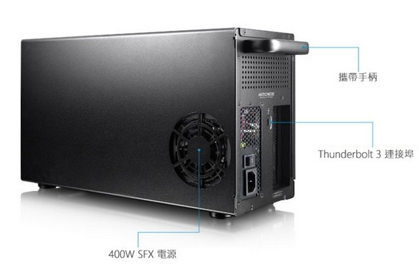 内置400W SFX电源：AKITIO 艾客优品 推出 Node显卡扩展盒