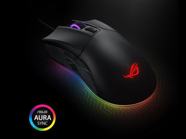 支持Aura Sync幻彩+12000 DPI：ASUS 华硕 发布 ROG Gladius II 游戏鼠标