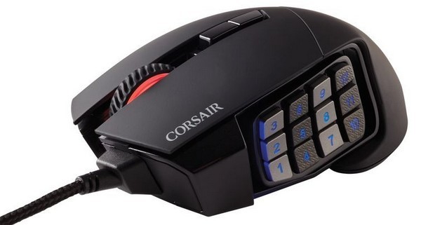 游戏体验再进一步：CORSAIR 美商海盗船 发布 SCIMITAR PRO “执法者”游戏鼠标 和 K95 RGB“复仇者”白金版机械键盘 