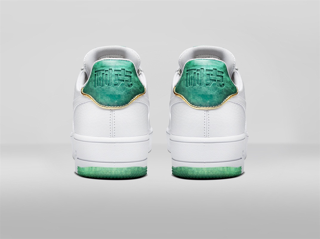 “金镶玉”迎新春：NIKE 耐克 推出 Air Force 1 Nai Ke “Jade”系列  休闲运动鞋