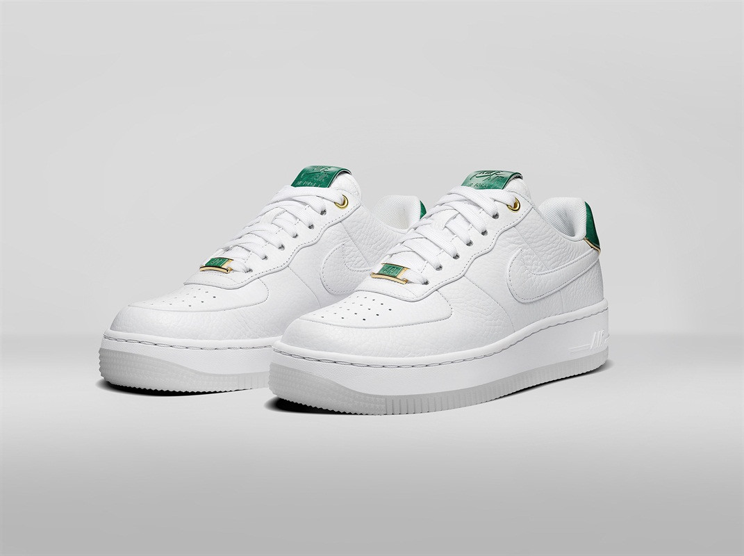 “金镶玉”迎新春：NIKE 耐克 推出 Air Force 1 Nai Ke “Jade”系列  休闲运动鞋