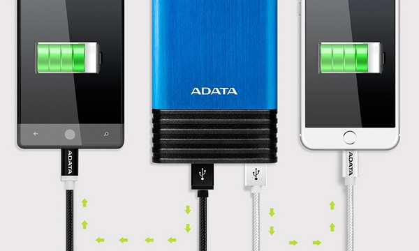 双USB、2.4A输出：ADATA 威刚 推出 X7000 移动电源