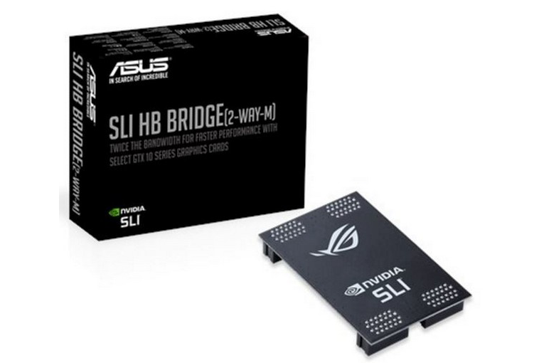 幻彩+触摸功能：ASUS 华硕 推出 ROG SLI HB 新款桥接卡