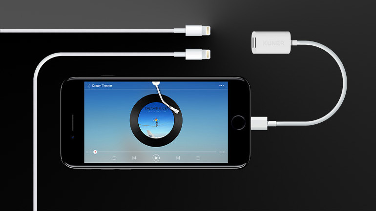 听歌充电两不误：酷能量为iPhone 7 / 7 Plus 推出双Lightning口酷线