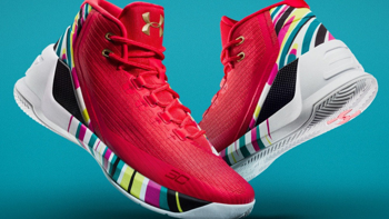 金碧冠缨彩绘衣：UNDER ARMOUR 安德玛 Curry 3 CNY 中国新年配色