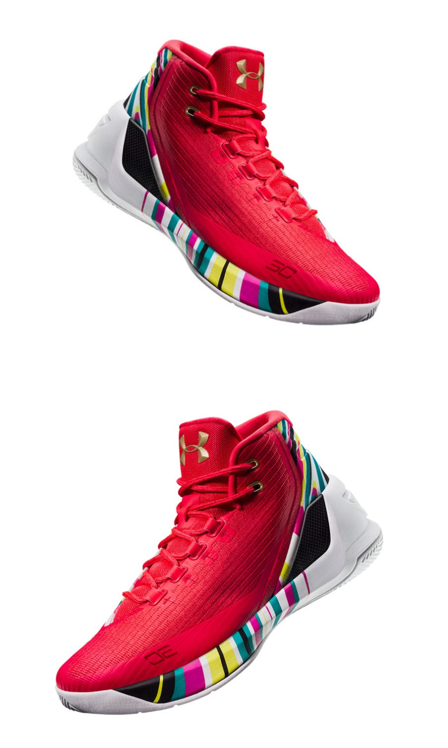 金碧冠缨彩绘衣：UNDER ARMOUR 安德玛 Curry 3 CNY 中国新年配色