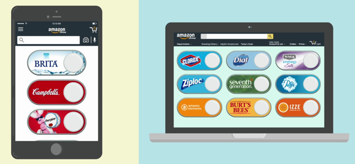 一键剁手更方便：Amazon 亚马逊 推出 虚拟 Dash Button 网页版和APP