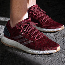 一抹蓝色清风—adidas pureboost clima 跑鞋