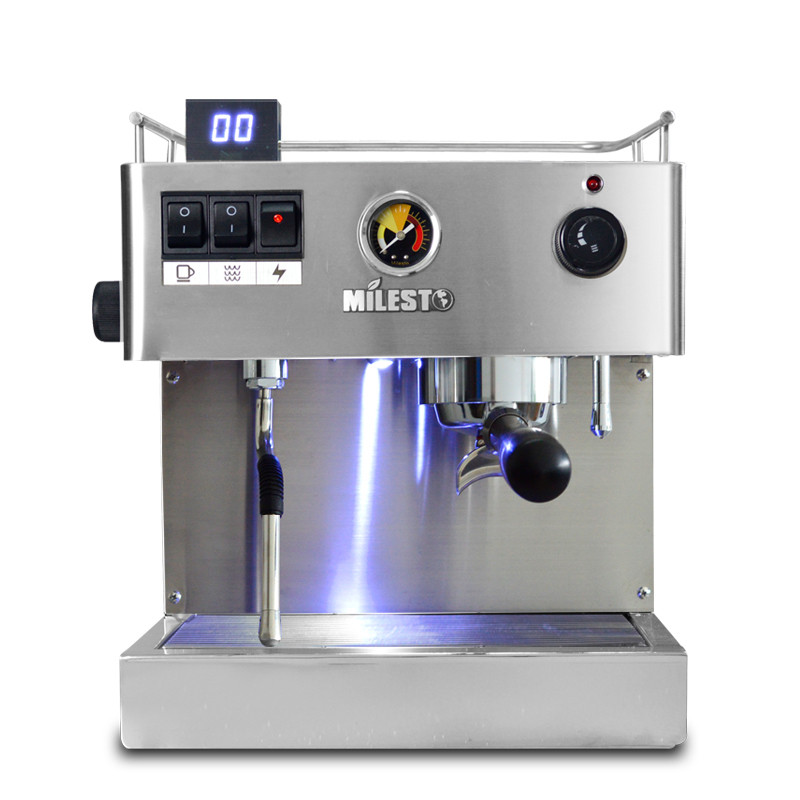 MILESTO 迈拓 EM-19-M2 伊丽娜（新版）意式半自动咖啡机初步测评及粉碗粉锤适配性浅析