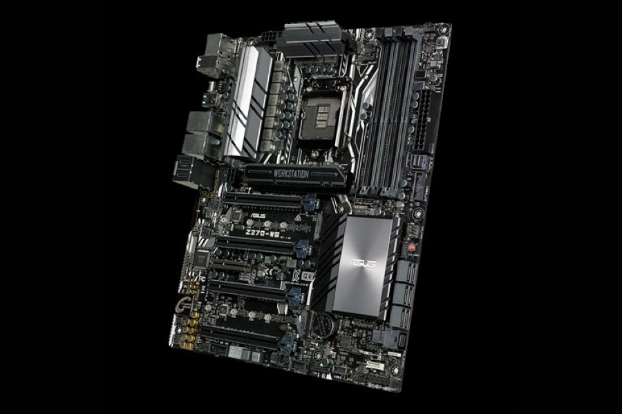 支持4WAY SLI/CF：ASUS 华硕 推出 Z270-WS 旗舰级工作站主板