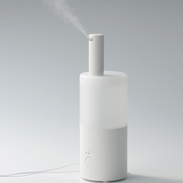 加高出雾口：MUJI 无印良品 推出新款 加湿器 MJ-AUH1