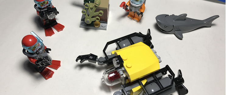 lego乐高拼拼乐60091海底探险入门套装