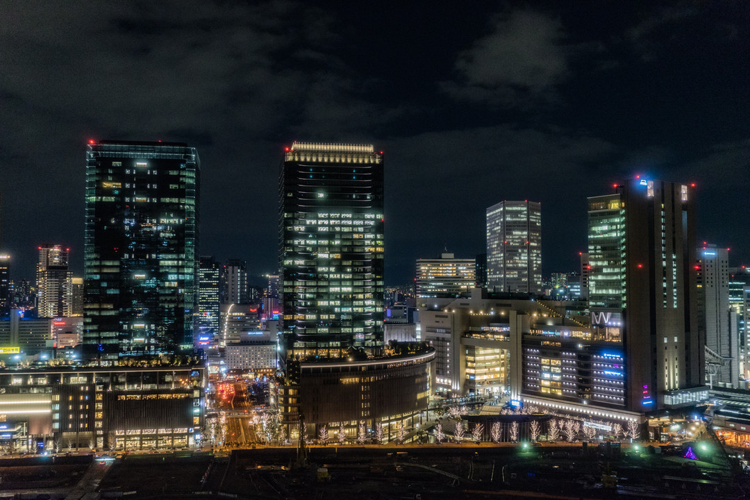 景观不错的大阪万豪 Osaka Marriott Miyako Hotel