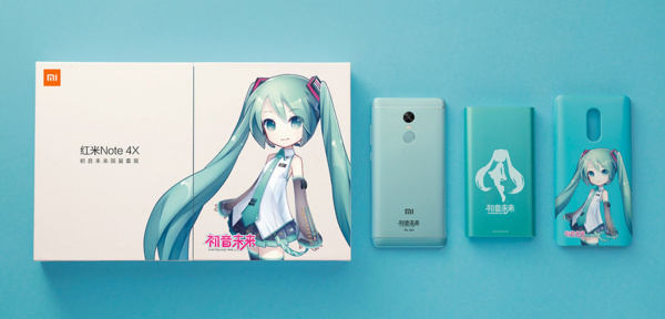 999元起：MI 小米 公布 红米Note 4X手机 及 初音未来限量套装 发售价格