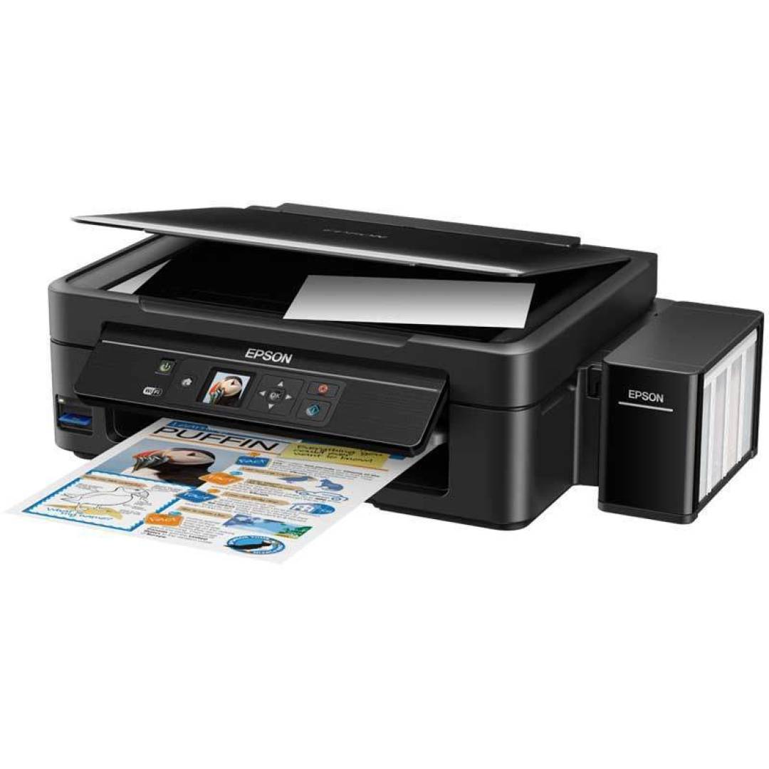 本站第一晒:EPSON 爱普生 L485 墨仓式 智能无线打印机一体机