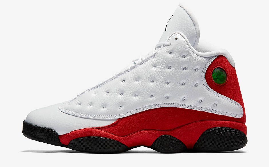 芝加哥元年配色：NIKE 耐克 即将推出 AIR JORDAN 13 RETRO OG “WHITE/RED” 篮球鞋