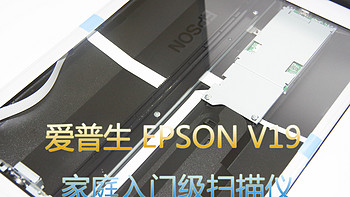 家庭入门款：EPSON 爱普生 V19超值型扫描仪 开箱初上手