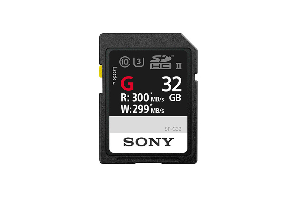 写入速度为299MB/s：SONY 索尼 推出 SF-G SD存储卡