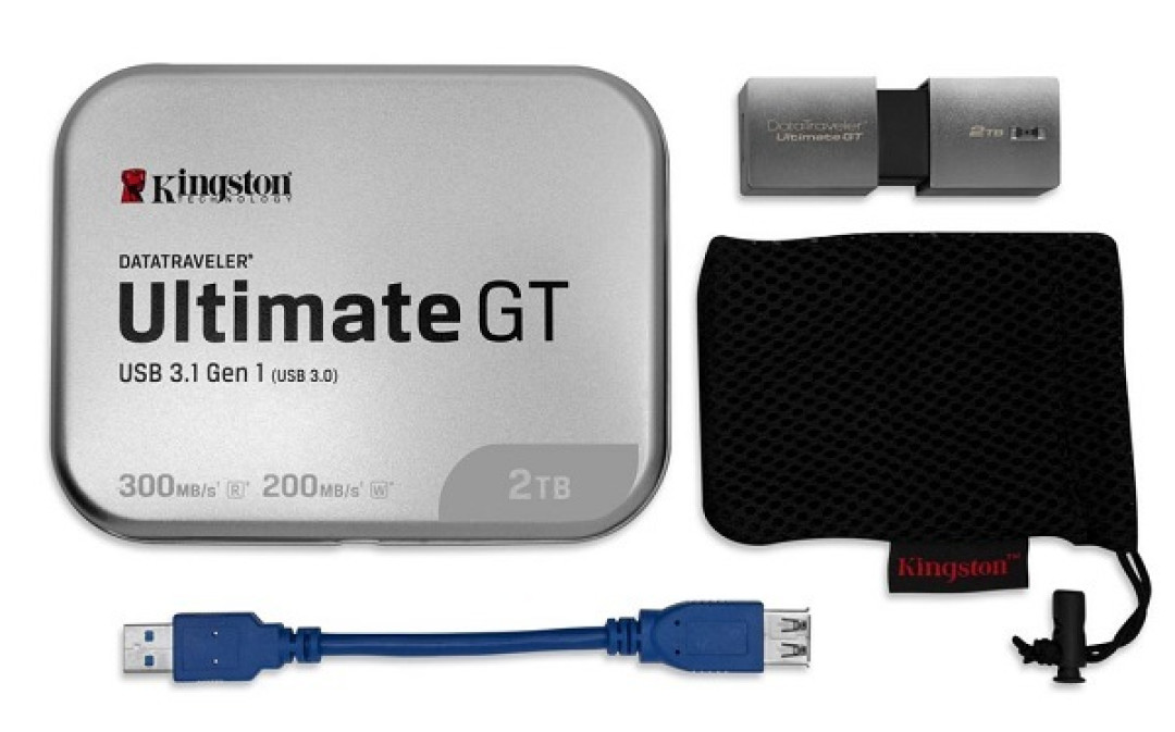 最高2TB容量+抗震便携:Kingston 金士顿 DataTraveler Ultimate GT 超大容量U盘 售价公布
