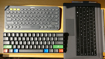 终于跳入机械键盘坑 -- ikbc poker青轴，附与罗技k380大小对比