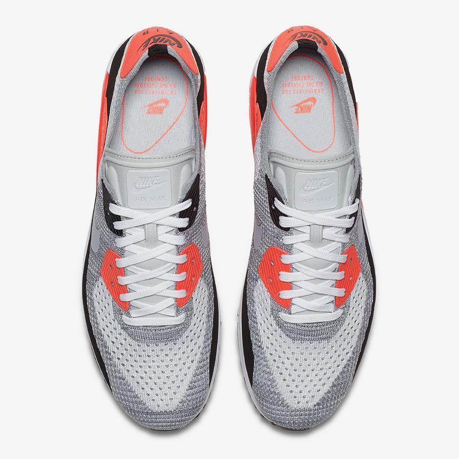 Flyknit化的元年复刻：NIKE 耐克 即将 发售 Air Max 90 Ultra 2.0 Flyknit “White/Bright Crimson” 运动鞋