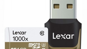 150MB/s读取+256G容量：Lexar 雷克沙 推出 1000x microSDXC UHS-II U3 专业存储卡