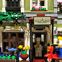 终入街景坑！LEGO 乐高10243 街景巴黎餐厅 拼装玩具