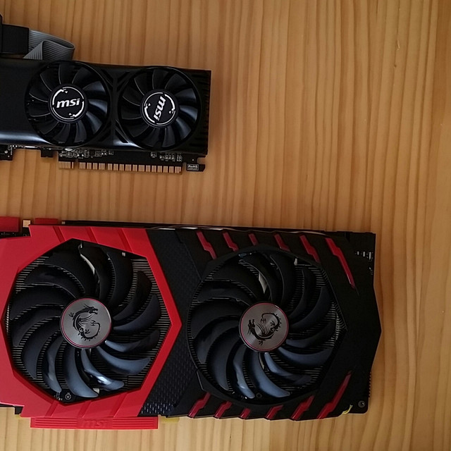 mis 微星 GTX1070 显卡到手!6800K+64G内存+8G显存+17寸显示器