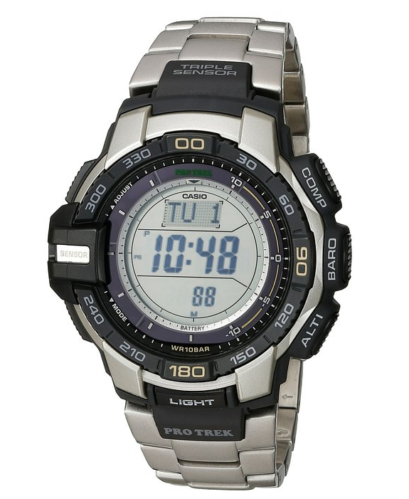 人生第一块登山表：CASIO 卡西欧 Pro Trek PRG-270D-7DR 太阳能登山表