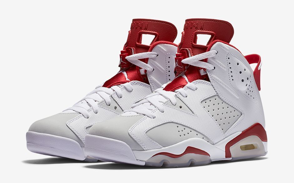 乔神、保罗上脚：NIKE 耐克 即将推出 AIR JORDAN 6 RETRO “ALTERNATE 91” 篮球鞋