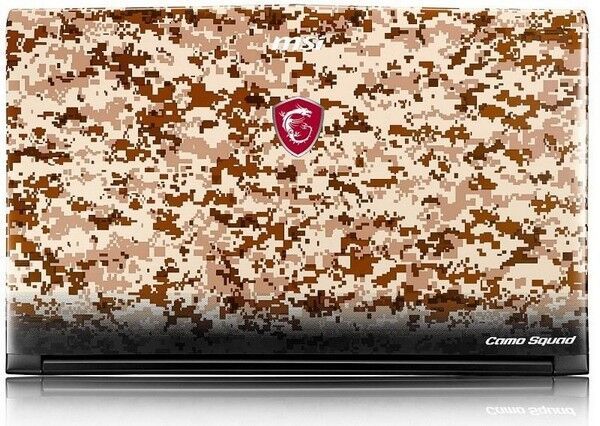 迷彩军事风格：msi 微星 推出 GE62 Camo Squad 游戏本