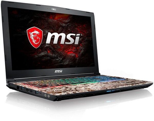 迷彩军事风格：msi 微星 推出 GE62 Camo Squad 游戏本