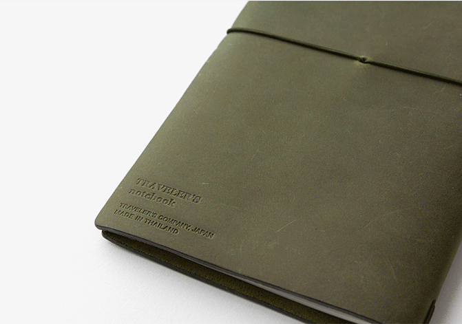 春日限定：MIDORI 推出 TRAVELER'S notebook 橄榄绿 笔记本及配件