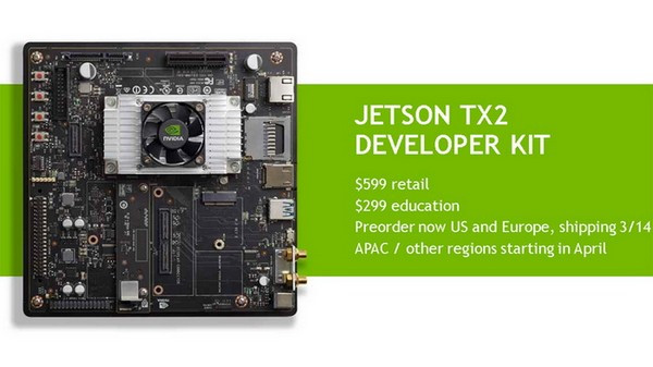 性能翻倍、功耗仅7.5W：NVIDIA 英伟达 推出 Jetson X2 嵌入式开发主板