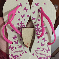 巴西哈瓦那 粉色蝴蝶款 拖鞋使用感受(做工|优点|缺点)