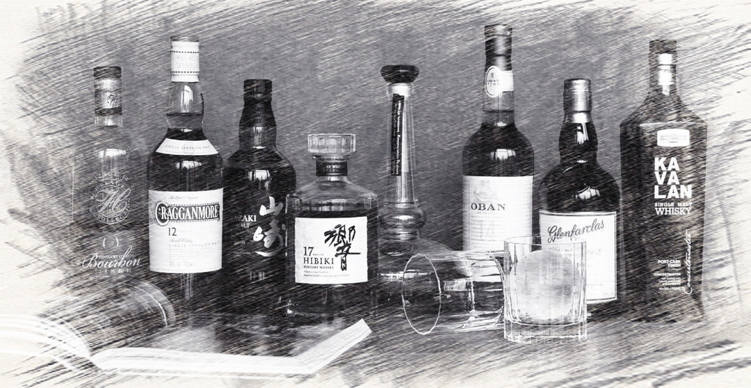 有关威士忌的若干知识补完&意大利ZECCHIN 穆拉诺 高端彩绘玻璃威士忌水晶瓶 晒单