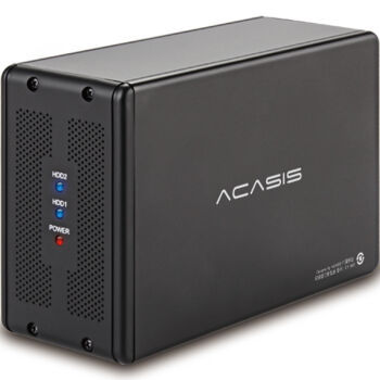 #原创新人#从此纪念可安放 — acasis 阿卡西斯 3.5'' SATA 磁盘阵列盒 开箱简评