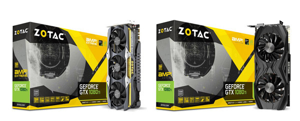 奢华用料：ZOTAC 索泰 推出 GTX 1080 Ti AMP 和 GTX 1080 Ti AMP Edition 至尊非公版显卡