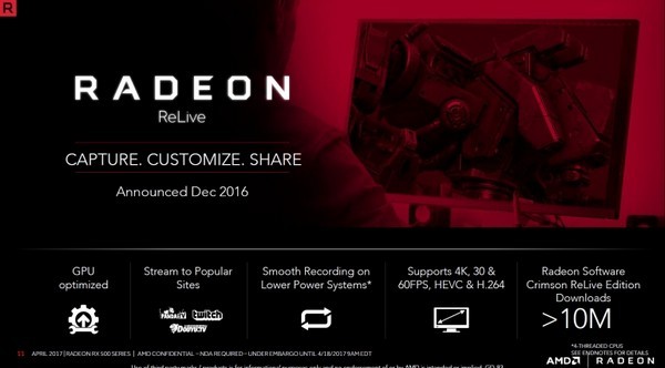 四兄弟再出发：AMD 推出 Radeon RX 500 系列显卡