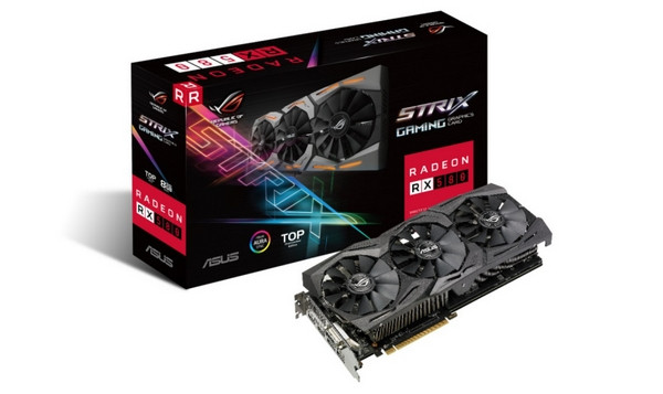 三款齐发：ASUS 华硕 推出 ROG STRIX RX580 猛禽系列 非公版显卡