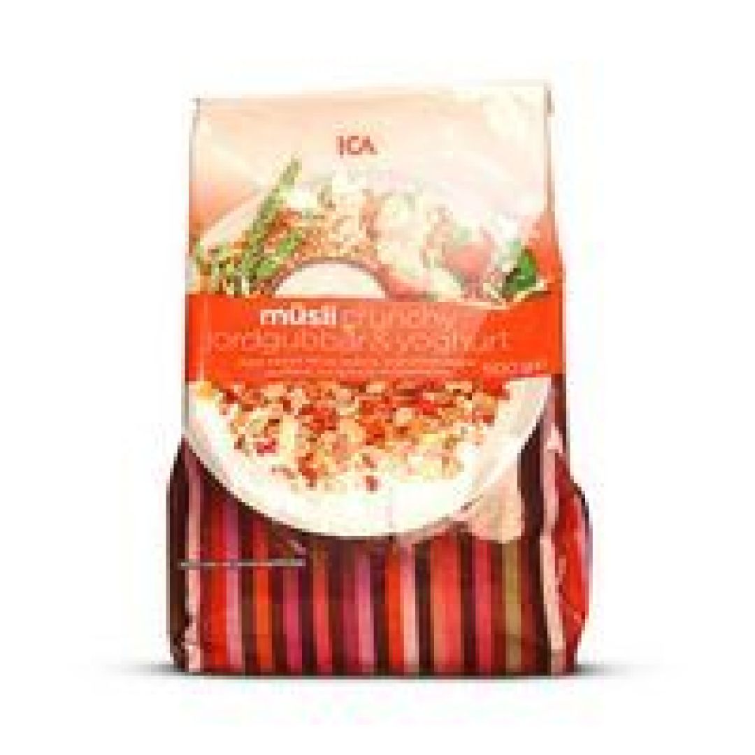 勤食五谷:ICA 50%坚果水果/草莓酸奶麦片及虎标苦荞茶简单晒