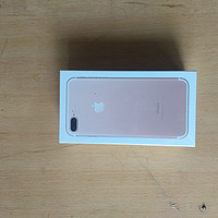 帮妹子买手机 — Apple 苹果 iPhone 7plus 玫瑰金色 开箱