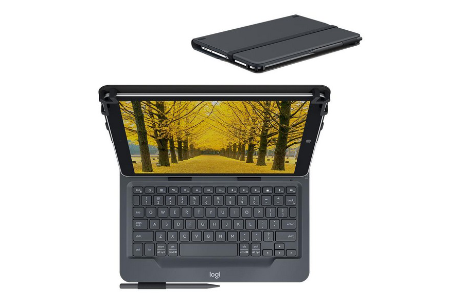 通吃三大平台：Logitech 罗技 推出 Universal Folio 蓝牙平板键盘保护套
